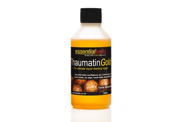 Essential Baits Thaumatin Gold 100ml - Johnson Ross Tackle