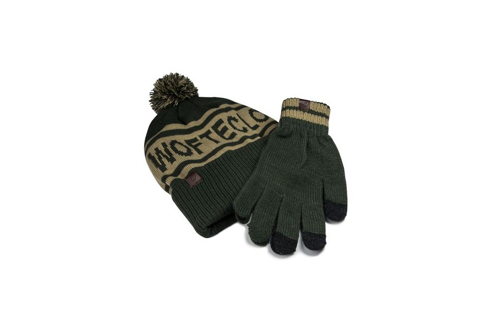 bobble hat and gloves