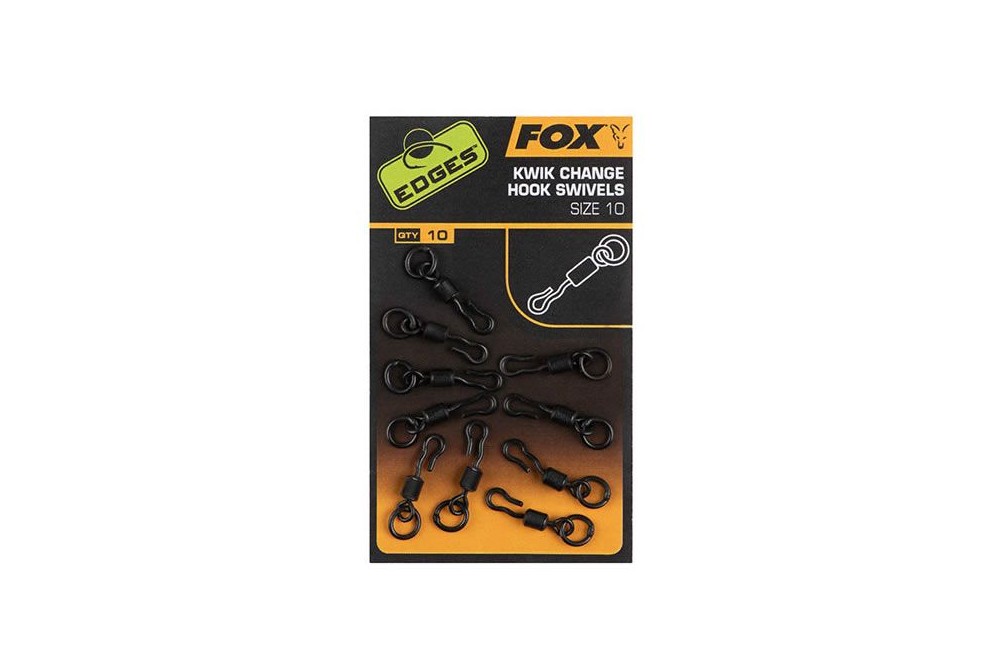 Fox Edges Kwik Change Hook Swivels - Johnson Ross Tackle