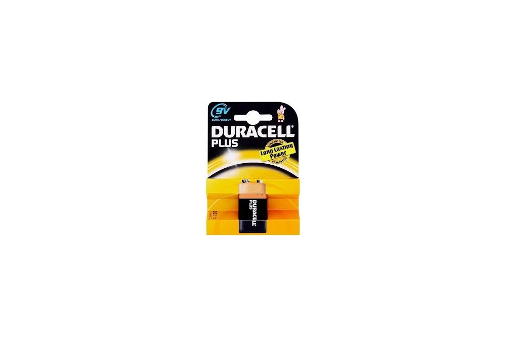 Duracell batteries 9v square